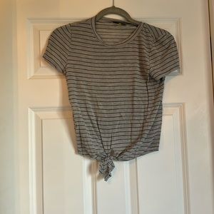 Striped crop top